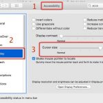 Cursor size Mac OSx